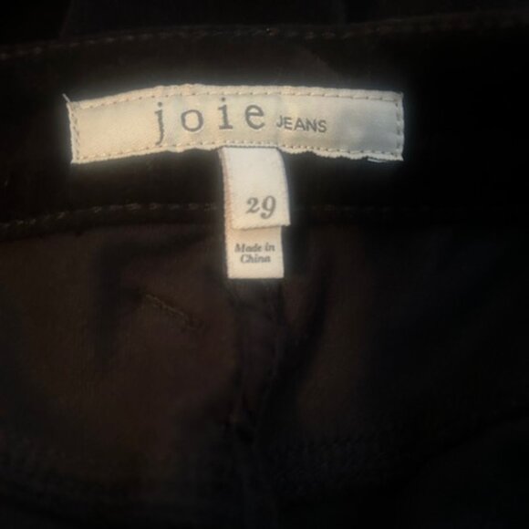Joie Jeans Black Park Skinny 7 pocket cargo pants, size 29 - Picture 5 of 7